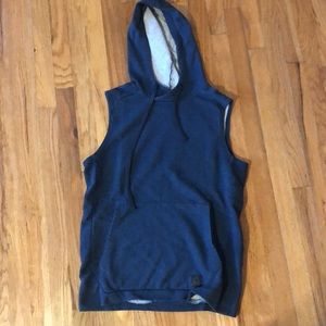 Reebok Mens Sleeveless Hoodie